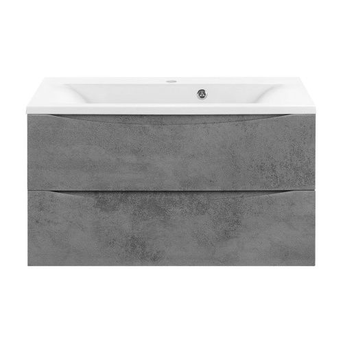 Тумба под раковину Vincea Mia VMC-2MA900BT 90х50 подвесная цвет серый - фото 3