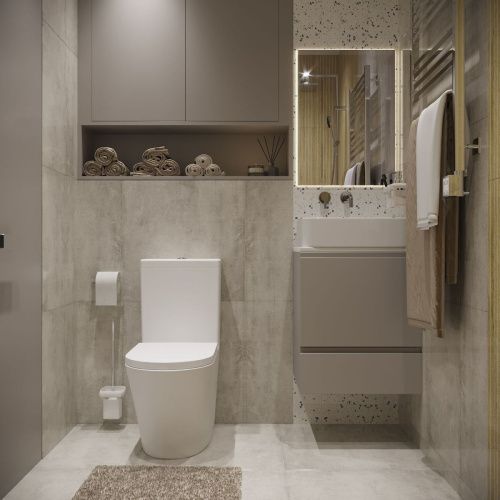 Унитаз-компакт напольный с бачком Lavinia Boho Biore 3304001R белый глянцевый с сиденьем микролифт безободковый каскадный смыв - фото 5