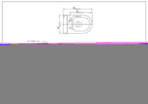 Унитаз подвесной Bravat New Moon C2166W-ENG белый с сиденьем микролифт каскадный смыв - фото 2