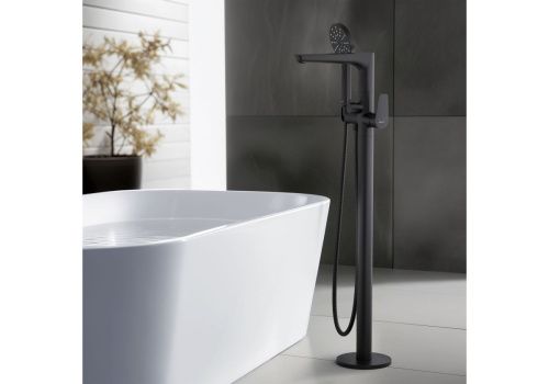 Смеситель Aquatek БЕТТА AQ1145MB напольный черный - фото 5