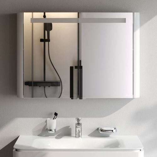 Зеркало-шкаф Am.Pm Sensation M30MCX1001WG 100х70 подвесной цвет белый - фото 3