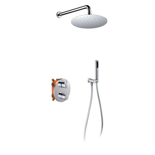 Душевая система Vincea VSFW-101TCH встраиваемая в стену цвет хром с термостатом - фото 4