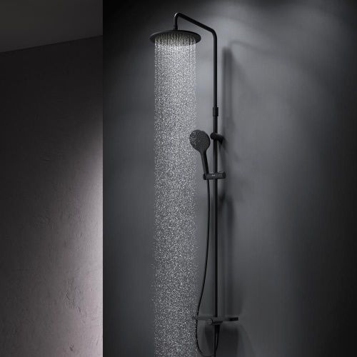 Душевая стойка Am.Pm Like F0780222 настенная цвет черный - фото 3