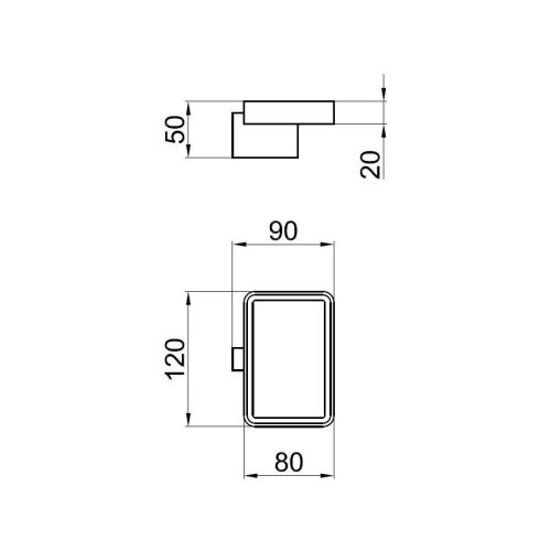 Мыльница Webert Living LV500101345 - фото 3