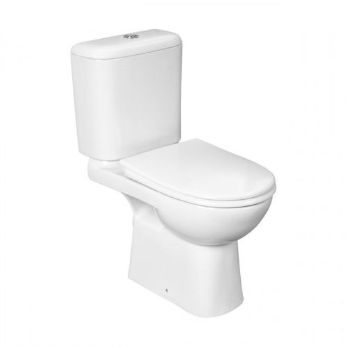 Унитаз-компакт напольный с бачком Roca Access 734P23800Y белый с сиденьем микролифт каскадный смыв - фото 5