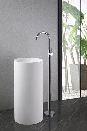 Смеситель Abber Wasser Kreis AF8141 напольный хром - фото 3