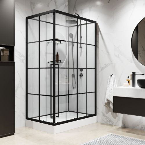 Душевая кабина Niagara Standart ST120/80/15QR/KL/BKT 120х80 прямоугольная без крыши ориентация правая - фото 3