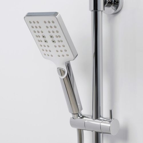 Душевая стойка Wasserkraft A11301 настенная цвет белый с термостатом - фото 4