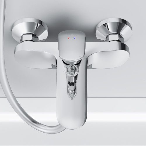 Смеситель для ванны и душа Am.Pm Like F8010016 настенный хром - фото 5