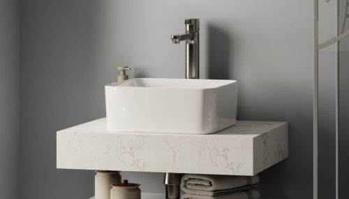 Столешница Velvex UNIT st.UNI.60-630 60х50 подвесная цвет белый - фото 4