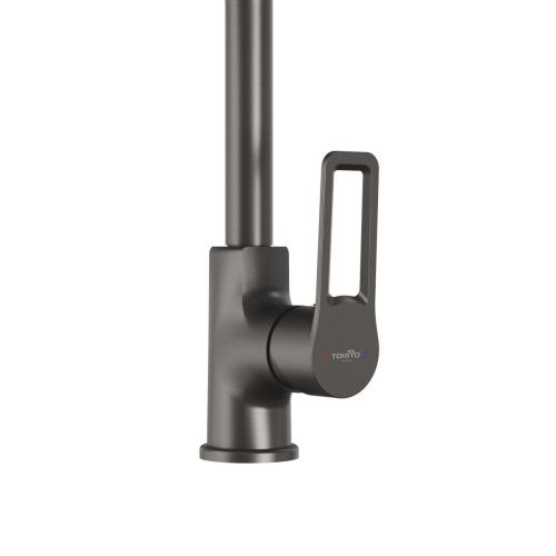 Смеситель для кухни Tokito KOBE TOK-KOB-1013 на мойку вороненая сталь - фото 2