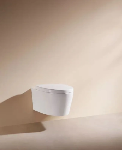 Чаша унитаза подвесная Arrow AHB21002H цвет белый без сиденья безободковая каскадный смыв - фото 2