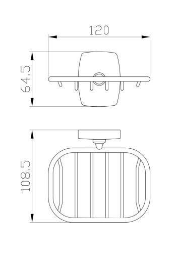 Мыльница с держателем Wonzon & Woghand Porto WW-1301A - фото 2