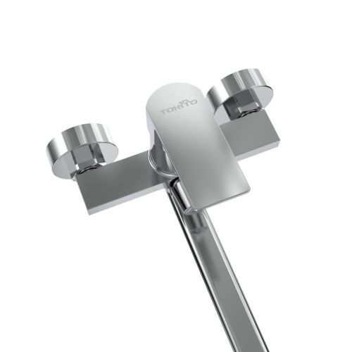 Смеситель для ванны Tokito AMA TOK-AMA-1015 настенный хром - фото 3