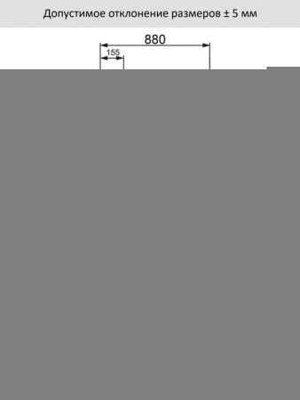 Душевой поддон акриловый Agger A01-090TCR/T 90х90 белый с ножками