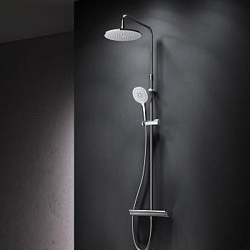 Душевая стойка Am.Pm Spirit V2.0 F0770A400 настенная цвет хром с термостатом