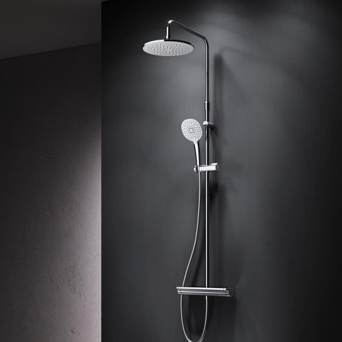 Душевая стойка Am.Pm Spirit V2.0 F0770A400 настенная цвет хром с термостатом