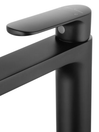 Смеситель для раковины Wonzon & Woghand WW-H1034-MB на столешницу черный