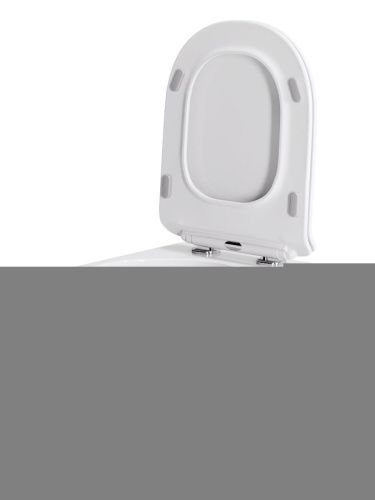 Унитаз подвесной Orange C01-100W белый с сиденьем микролифт душевой смыв - фото 5