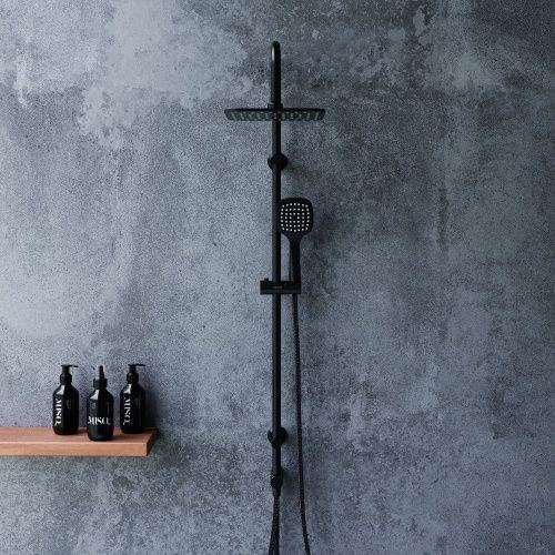 Душевая стойка Dorff Norma D0712020 настенная цвет черный - фото 3