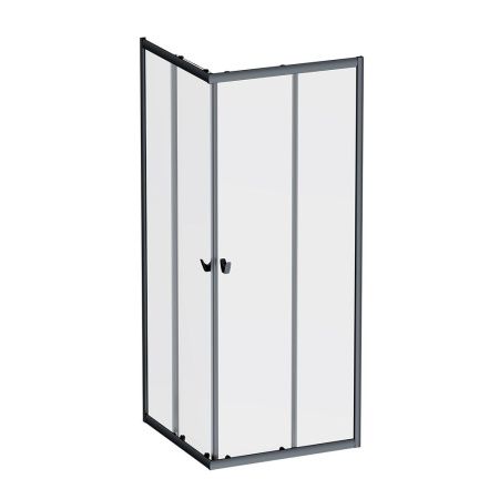 Душевой уголок Am.Pm Sunny W87G-403-8080-BT 80х80 стекло прозрачное профиль черный без поддона