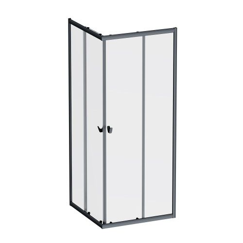 Душевой уголок Am.Pm Sunny W87G-403-8080-BT 80х80 стекло прозрачное профиль черный без поддона - фото 2