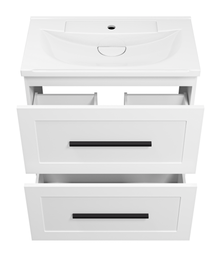 Тумба под раковину Misty Модерн П-Мод07070-011Пр 70х40 напольная цвет белый - фото 3