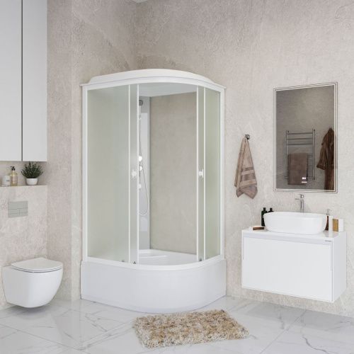 Душевая кабина Niagara Promo P110/80/40L/MT 110х80 асимметричная с крышей ориентация левая - фото 3