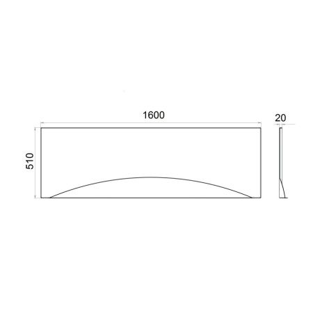 Экран фронтальный для ванны Niagara Atrio NG-A160