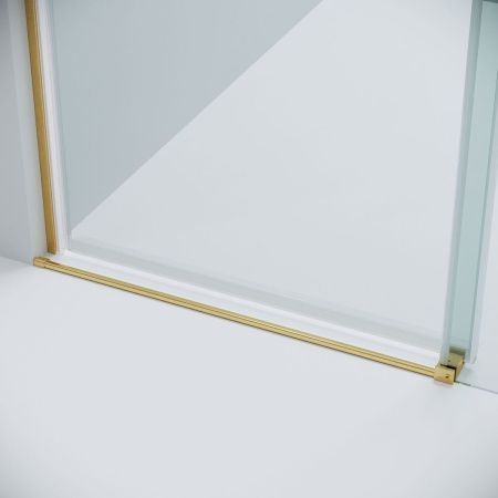 Душевая дверь Grossman Classic 100.K33.04.160.32.00 160х195 стекло прозрачное профиль золото