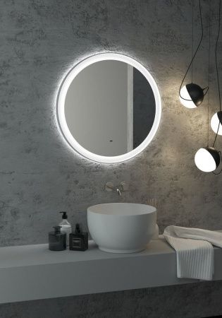 Зеркало Continent Planet White ЗЛП1170 70х70 подвесное