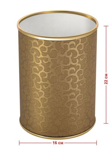 Ведро мусорное Geralis FLOWER M-FGG-B 3 л - фото 2