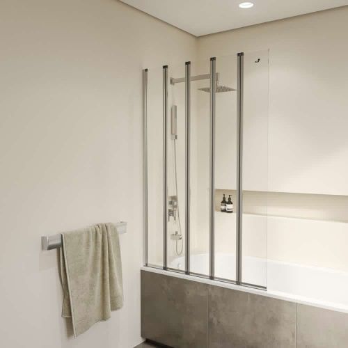 Душевая шторка на ванну RGW Screens 03112112-11 120х150 стекло прозрачное профиль хром ориентация универсальная - фото 3