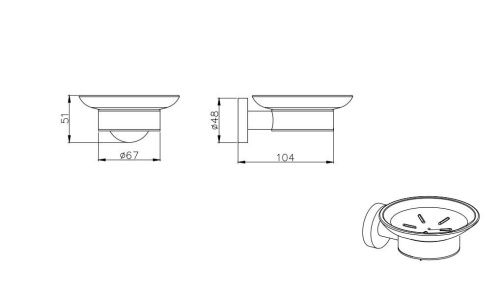 Мыльница Aquatek ВЕГА AQ4003MB - фото 2