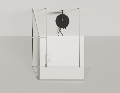 Душевой поддон из искусственного камня Salini OASI 120324M 100х100 белый - фото 3