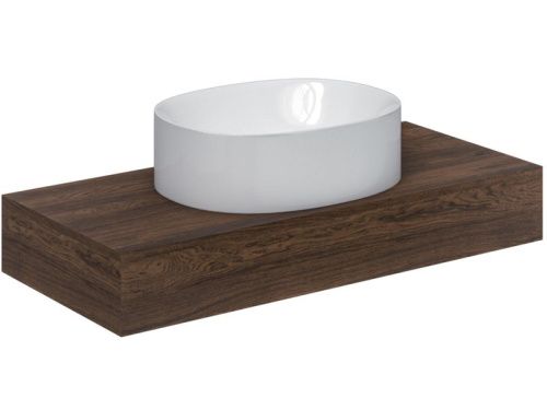 Раковина из сантехнического фаянса Scarabeo Skinny 5408 50х40 накладная цвет белый