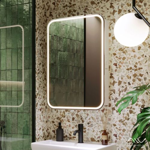 Зеркало-шкаф Alavann Lana ALV0278002 60х80 подвесной цвет белый - фото 3