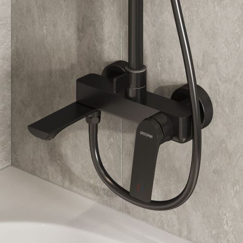 Душевая стойка Grossman Galaxy 500.K35.01.420 настенная цвет черный - фото 5