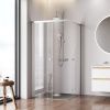 Душевой уголок Am.Pm X-joy W94G-403-100100-MТ1К 100х100 стекло прозрачное профиль хром без поддона