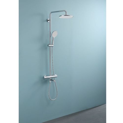 Душевая стойка Raglo R20 R20.26 настенная цвет хром с термостатом - фото 4