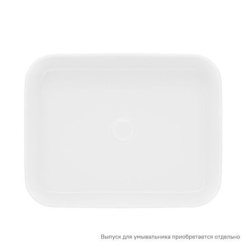 Раковина керамическая Iddis Bridge BRIWS05i27 50х40 накладная цвет белый без отверстий под смеситель - фото 3