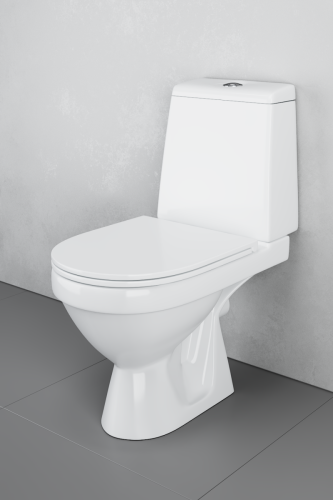 Унитаз напольный с бачком Damixa OriginEvo 2 788607SC белый с сиденьем микролифт смыв торнадо
