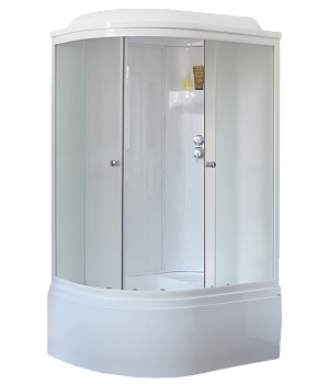 Душевая кабина Royal Bath ВК RB8120BK6-WC-R 120х80 асимметричная с крышей ориентация правая