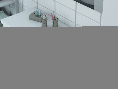 Раковина из искусственного камня Эстет Даллас ФР-00001528 120х50 накладная цвет белый 1 отверстие под смеситель - фото 4