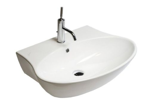 Раковина из сантехнического фаянса Hatria NIDO Y0QX01 70х50 подвесная цвет белый