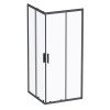 Душевой уголок Am.Pm Gem S W93G-403-090BT 90х90 стекло прозрачное профиль черный без поддона