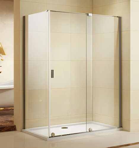 Душевой уголок Cerutti SPA PREMIATA 120-8 120х90 стекло прозрачное профиль хром без поддона - фото 4