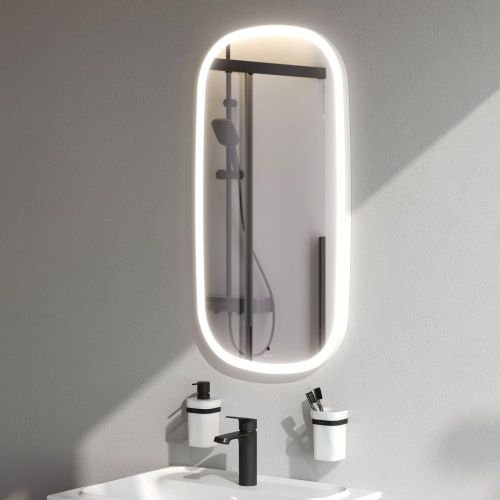 Зеркало с подсветкой Am.Pm Func M8FMOX0451WGH 50х90 подвесное - фото 4