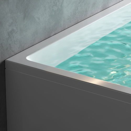 Ванна акриловая Am.Pm Gem W93A-180-080W-A 180х80 пристенная прямоугольная без каркаса - фото 5