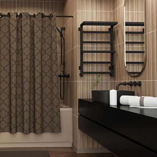 Полотенцесушитель электрический Indigo Forte LEFPF80-50PBRRt 55х80 черный - фото 2